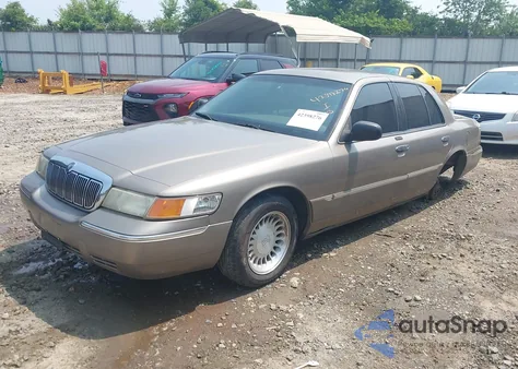 2002 Mercury Grand Marquis Ls из США, поврежденный, VIN 2MEFM75W72X638706